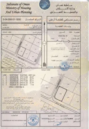 للبيع ارض زراعيه +وحده سكنيه فالسوادي ولايه بركاء مساحه 2000 متر أنا المالكً