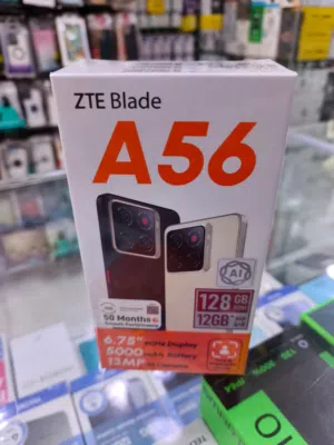 تلفون جديد ماركة ZTE نوع A56 ذاكرة 128 رام 12 متوفر توصيل