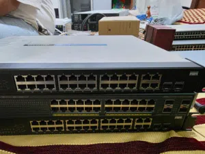 مجموعة أجهزة سويتش شبكة مستعملة (Cisco & Linksys)