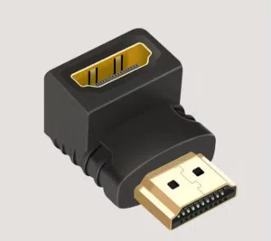 وصلة HDMI بزاوية 90 درجة للزوايا المخفية وقليلة المسافة. HDTV 90 Degree Adapter, HDTV Right Angle