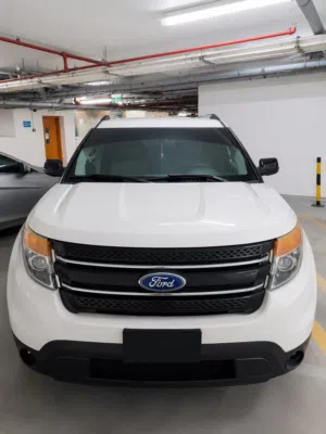 ford explorer 2012 White color