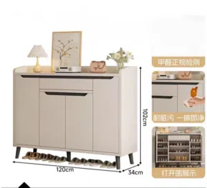 خزانة أحذية عصرية مصنوعة من الخشب