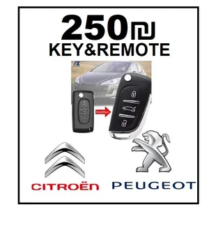 Peugeot & citroen key and Remote