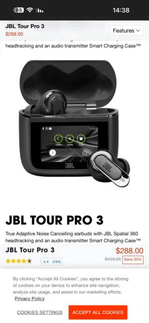 JBL tour pro 3