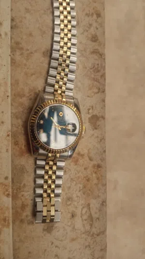 النوع : ساعة تقليد Rolexدرجة أولى Super Clone ستایل  Rolex Datejust 36mm  الحالة مستعملة، شغالة 100%