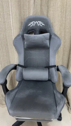 Grey gaming chair