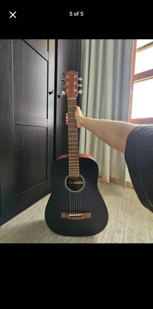 للبيع جيتار فيندر( 45 OMR )FA-15 أسود (Fender FA-15 Black Acoustic Guitar