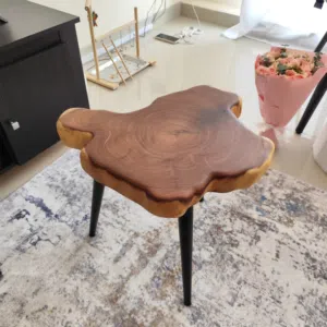 Beautiful One piece real wood Side table