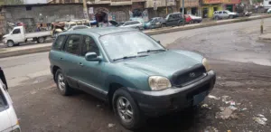 للبيع سنتافي 2003 2004 دبل 6بسطون مكينه 2700 مجمرك مرقم جاهز فل كامل المواصفات الخليجي مكينه واسبيت