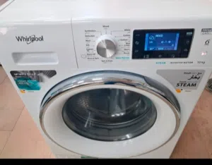 غسالة ملابس ايطالي Whirlpool سعة 10كجم جديدة تماما لم تستخدم نهائيا للبيع