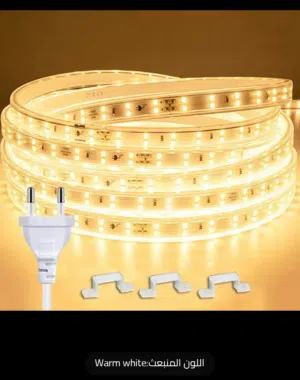 شريط ليد (LED)  10 متر – مقاوم للماء 220 فولت   .................................................