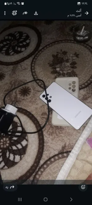 السلام عليكم هذا الجهاز اي 32 5 جي مقفول كفاله عامه الذاكره 128 ويا الشاحن والواير وحافظة