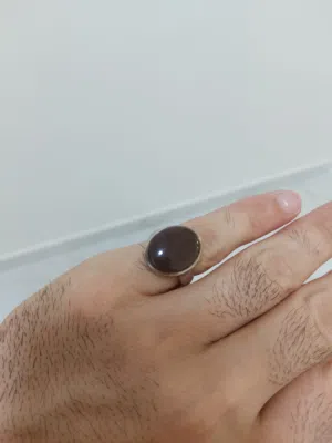 خاتم عقيق كبدي