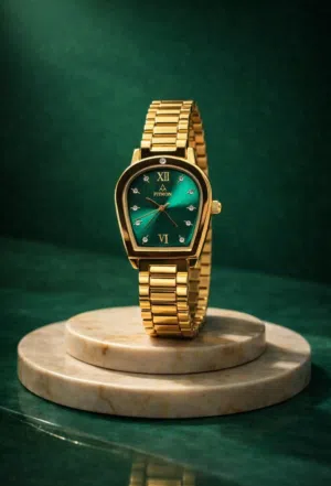 FITRON 6072 green DIAL LADIES WATCH  عندنا خدمه توصيل