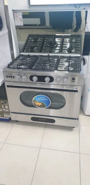 عرض نااار على فرن سامكس مونستر سلفر ستاتلس ستيل 90 سم فل سيفتي كامل مع مروحه