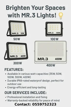 Brighten Your Spaces with MR.3 Lights!