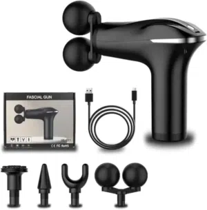 فرد مساج تدليك محمول مع رأس مزدوج