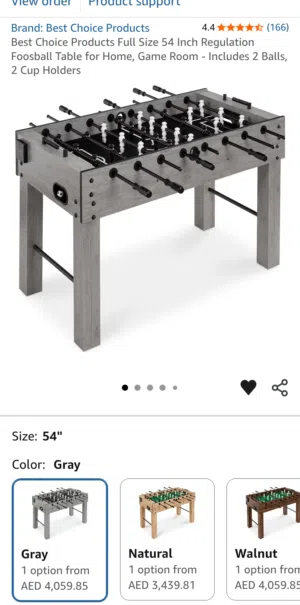 استخدمتها فقط مرتين مع أولادي. ثابتة جدا و قوية. براند أمريكي فخم. السعر الأصلي 4,059.