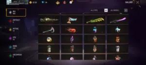 free fire account for sale price 40 bd