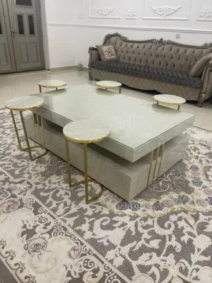 طاوله منزليه مع طاولات صغار