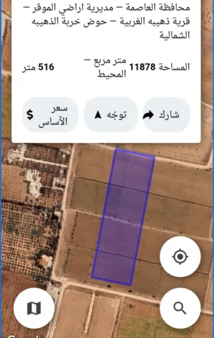 Farm Land for Sale in Amman Al-Dhuheibah Al-Gharbiyah