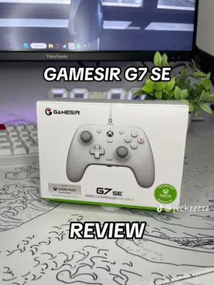 سيطرة احترافية لعشاق الـ Xbox والـ PC! يد التحكم السلكية GameSir G7 SE باللون الأبيض وصلت