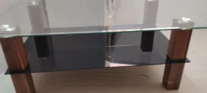Glass table for living room