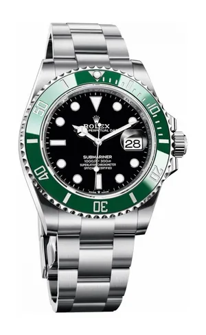 Rolex Black Stainless Steel Submariner Date 126610LV Men's Wristwatch 41 mm