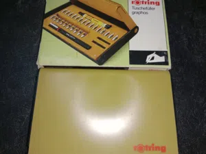 مجموعة أقلام تحبير روترينج جرافوس. مجموعة أقلامROTRING GRAPHOS  25 price 12000 LE