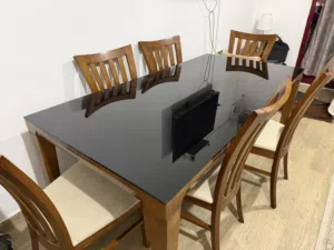 Dining table with 6 chairs