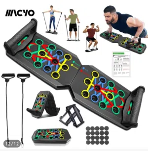 لوح تمارين الضغط والمقاومة فالمنزل  ( شبه جديد استعمال مرة واحدة )