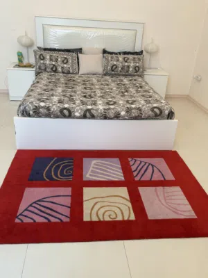 Bedroom set with side table lamp and mattress!!
