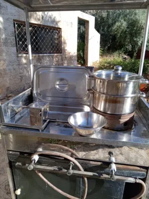 عربية ذرة وبطاطا