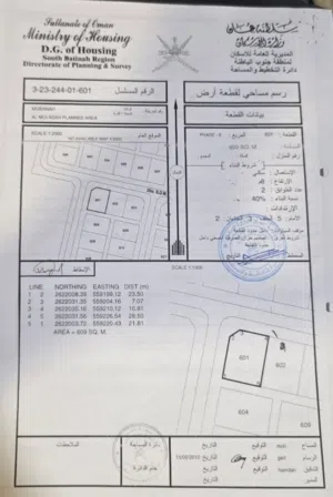 Residential Land for Sale in Al Batinah Al Masnaah