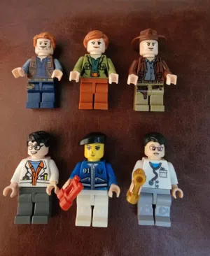 Minifigures- Doctor; Scientist; Ranger