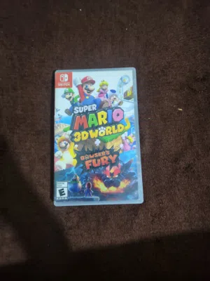 لعبة نينتندو سويتش super Mario 3d World + bowser's furyنينتندو سويتش مع كينترولار