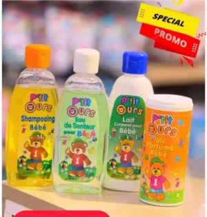 une gamme de petit ours 4 produitsباك الأطفال