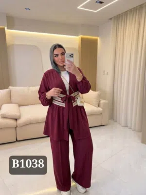الموديل   سوت 3 قطع مطعم جوبير وهم بجد  الماتريال الشيميز سوفت عالي الجودة   الماتريال