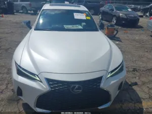 LEXUS IS 300 WHITE 2023,FULL OPTION,AMERICAN SPECS,VCC,RUN N DRIVE JTHCA1D28P5126629
