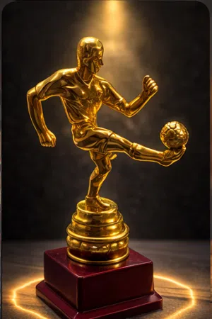 كاس كرة القدم ذهبي بتصميم لاعب كرة قدم للبيع – كأس بطولة كرة قدم مميز كأس ذهبي بتصميم لاعب
