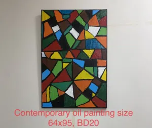 Contemporary Oil painting, size 64 x 95 cm, BD20