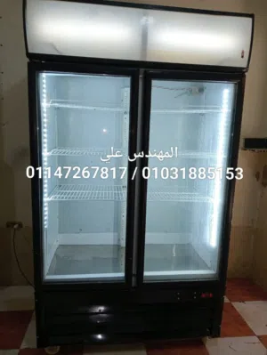 ثلاجة عرض 2 باب جامبو بحالة الزيرو، أكبر حجم بال 2 باب