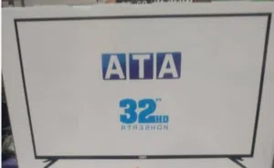 شاشات ATA32زيرو بالضمان متفتحتش وفى 43زيرو بردوة