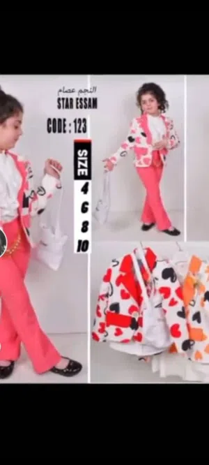 طقم بناتي اربع قطع خامه تركيه أجمل ألوان