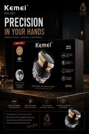 ماكينة حلاقة وتشذيب من ماركة kemei المصدرة للدول الاوربية أصلية جديدة بالباكيت غير مستعملة وشحن