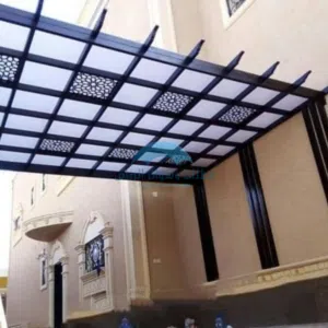 مظلات بولي كربونات ضد الكسر وضد الحريق
