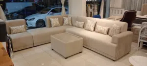طقم كنب على شكل حرف L بطول 5.5  مترSofa Set L Shaped 5.5mtr
