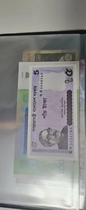 different banknotes