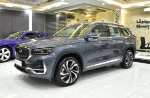 Geely Monjaro 4WD ( 2025 Model ) in Grey Color GCC Specs