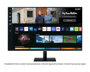 Samsung LS27AM500NWXXL 27" M5 Smart Monitor 60Hz Refresh Rate